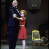 Actors Shelley Bruce as Annie and Reid Shelton as Daddy Warbucks in a scene from the Broadway production of the musical "Annie."