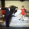 Actors Shelley Bruce as Annie and Reid Shelton as Daddy Warbucks in a scene from the Broadway production of the musical "Annie."