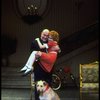 Actors Shelley Bruce as Annie and Reid Shelton as Daddy Warbucks w. Sandy in a scene from the Broadway production of the musical "Annie."