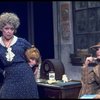 Shelley Bruce as Annie, Dorothy Loudon as Miss Hannigan and Sandy Faison as Grace in a scene from the Broadway production of the musical "Annie."