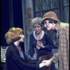 Shelley Bruce as Annie, Dorothy Loudon as Miss Hannigan and Sandy Faison as Grace in a scene from the Broadway production of the musical "Annie."