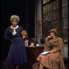 Shelley Bruce as Annie, Dorothy Loudon as Miss Hannigan and Sandy Faison as Grace in a scene from the Broadway production of the musical "Annie."