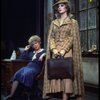 R-L) Actresses Dorothy Loudon as Miss Hannigan and Sandy Faison as Grace in a scene from the Broadway production of the musical "Annie."