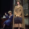 R-L) Actresses Dorothy Loudon as Miss Hannigan and Sandy Faison as Grace in a scene from the Broadway production of the musical "Annie."