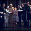 C) Actresses Sandy Faison as Grace and Shelley Bruce as Annie in a scene from the Broadway production of the musical "Annie."