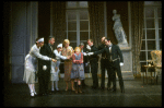 C) Actresses Sandy Faison as Grace and Shelley Bruce as Annie in a scene from the Broadway production of the musical "Annie."