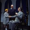 R-L) Shelley Bruce as Annie, Reid Shelton as Daddy Warbucks and Raymond Thorne as FDR in a scene from the Broadway production of the musical "Annie."