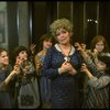 Actress Dorothy Loudon as Miss Hannigan (C) surrounded by orphans incl. Danielle Brisebois (2L) in a scene from the Broadway production of the musical "Annie."
