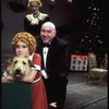 Shelley Bruce as Annie, Sandy Faison as Grace and Reid Shelton as Daddy Warbucks w. Sandy in a scene from the Broadway production of the musical "Annie."