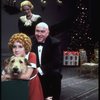 Shelley Bruce as Annie, Sandy Faison as Grace and Reid Shelton as Daddy Warbucks w. Sandy in a scene from the Broadway production of the musical "Annie."