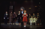 C) Actresses Sandy Faison as Grace and Shelley Bruce as Annie in a scene from the Broadway production of the musical "Annie."