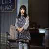 Actress Danielle Brisebois as an orphan in a scene from the Broadway production of the musical "Annie."