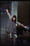 Actress Danielle Brisebois as an orphan in a scene from the Broadway production of the musical "Annie."