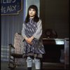 Actress Danielle Brisebois as an orphan in a scene from the Broadway production of the musical "Annie."