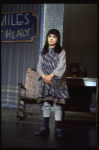 Actress Danielle Brisebois as an orphan in a scene from the Broadway production of the musical "Annie."