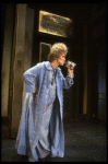 Actress Alice Ghostley as Miss Hannigan in a scene from the Broadway production of the musical "Annie."