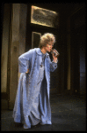 Actress Alice Ghostley as Miss Hannigan in a scene from the Broadway production of the musical "Annie."