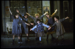 Orphans dancing in a scene from the Broadway production of the musical "Annie." (New York)