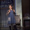 Actress Sarah Jessica Parker as an orphan in a scene from the Broadway production of the musical "Annie."