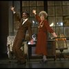 Actors Robert Fitch as Rooster and Alice Ghostley as Miss Hannigan in a scene from the Broadway production of the musical "Annie."