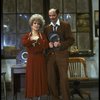 Actors Robert Fitch as Rooster and Alice Ghostley as Miss Hannigan in a scene from the Broadway production of the musical "Annie."