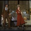 Actors Robert Fitch as Rooster and Alice Ghostley as Miss Hannigan in a scene from the Broadway production of the musical "Annie."