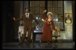 Actors Robert Fitch as Rooster and Alice Ghostley as Miss Hannigan in a scene from the Broadway production of the musical "Annie."