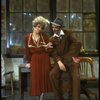 Actors Robert Fitch as Rooster and Alice Ghostley as Miss Hannigan in a scene from the Broadway production of the musical "Annie."