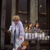 L-3L) Dorothy Loudon as Miss Hannigan, Shelley Bruce as Annie and Sarah Jessica Parker in a scene from the Broadway production of the musical "Annie."