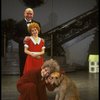 Reid Shelton as Daddy Warbucks, Shelley Bruce as Annie, Alice Ghostley as Miss Hannigan and Sandy in a scene from the Broadway production of the musical "Annie."