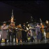 Hooverville-ites in a scene from the Broadway production of the musical "Annie."