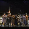 Hooverville-ites in a scene from the Broadway production of the musical "Annie."
