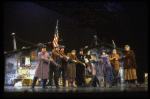 Hooverville-ites in a scene from the Broadway production of the musical "Annie."