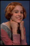Actress Sarah Jessica Parker as Annie in a scene from the Broadway production of the musical "Annie."