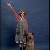 Actress Sarah Jessica Parker as Annie w. Sandy in a scene from the Broadway production of the musical "Annie."