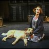 Actress Sarah Jessica Parker as Annie w. Sandy in a scene from the Broadway production of the musical "Annie."
