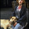 Actress Sarah Jessica Parker as Annie w. Sandy in a scene from the Broadway production of the musical "Annie."