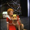 Actress Sarah Jessica Parker as Annie w. Sandy in a scene from the Broadway production of the musical "Annie."