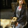 Actress Sarah Jessica Parker as Annie w. Sandy in a scene from the Broadway production of the musical "Annie."