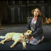 Actress Sarah Jessica Parker as Annie w. Sandy in a scene from the Broadway production of the musical "Annie."