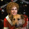 Actress Sarah Jessica Parker as Annie w. Sandy in a scene from the Broadway production of the musical "Annie."