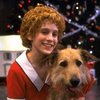 Actress Sarah Jessica Parker as Annie w. Sandy in a scene from the Broadway production of the musical "Annie."