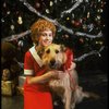Actress Sarah Jessica Parker as Annie w. Sandy in a scene from the Broadway production of the musical "Annie."