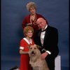 Sarah Jessica Parker as Annie, Reid Shelton as Daddy Warbucks, and Alice Ghostley as Miss Hannigan w. Sandy from the Broadway production of the musical "Annie."
