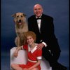 Sarah Jessica Parker as Annie and Reid Shelton as Daddy Warbucks w. Sandy in a scene from the Broadway production of the musical "Annie."