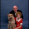 Sarah Jessica Parker as Annie and Reid Shelton as Daddy Warbucks w. Sandy in a scene from the Broadway production of the musical "Annie."
