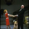 Sarah Jessica Parker as Annie and Reid Shelton as Daddy Warbucks w. Sandy in a scene from the Broadway production of the musical "Annie."
