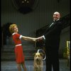 Sarah Jessica Parker as Annie and Reid Shelton as Daddy Warbucks w. Sandy in a scene from the Broadway production of the musical "Annie."