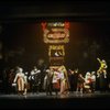 Sarah Jessica Parker as Annie, Reid Shelton as Daddy Warbucks and Sandy Faison as Grace in a scene from the Broadway production of the musical "Annie."