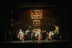 Sarah Jessica Parker as Annie, Reid Shelton as Daddy Warbucks and Sandy Faison as Grace in a scene from the Broadway production of the musical "Annie."